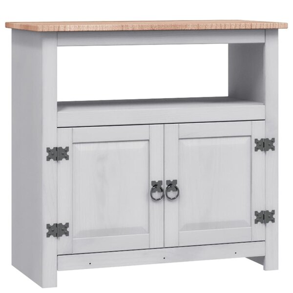 vidaXL Meuble TV Gamme Corona pin mexicain Gris 80x43x78 cm