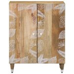 vidaXL Buffet 60x33 5x75 cm bois de manguier massif