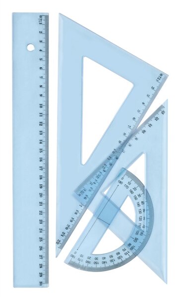 Set de Tracage Géométrique Eco 'incassable' 4 pièces WONDAY