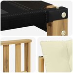 vidaXL Ensemble de canapés d'extérieur 8 Pièces Blanc et crème
