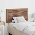 vidaXL Tête de lit Naturel Bois de teck massif