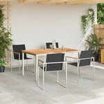 vidaXL Ensemble de salle à manger pour jardin 5 Pièces