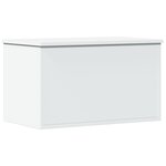 vidaXL Boîte de rangement blanc 60x35x35 cm bois d'ingénierie