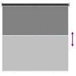 vidaXL Store roulant extérieur protection UV Anthracite Polyester
