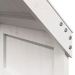vidaXL Toit de lit pour enfants blanc 60x99x139 5cm bois de pin massif