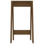 vidaXL Tabourets lot de 2 marron miel 40x40x75 cm bois massif de pin