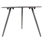 Lesli Living Table d'appoint Rafael 60x41 cm Gris