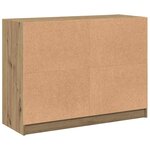 vidaXL Buffet chêne artisanal 102x37x75 5 cm bois d'ingénierie
