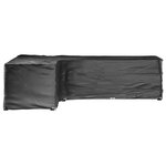 vidaXL Housses de salon de jardin en forme de L 2 Pièces 18 œillets