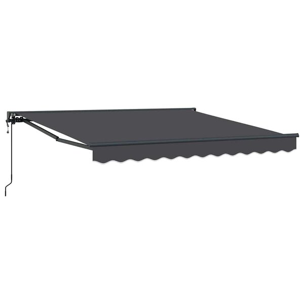 vidaXL Auvent Rétractable Anthracite 300x250 cm tissu
