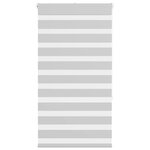vidaXL Store zèbre gris clair largeur du tissu 50 9 cm polyester