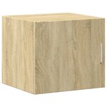 vidaXL Armoire de rangement mince chêne sonoma 45x42 5x225 cm