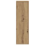 vidaXL Supports pour plantes 2 Pièces chêne artisanal bois d'ingénierie