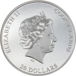 Pièce de monnaie en Argent 20 Dollars g 93.3 (3 oz) Millésime 2022 Silver Burst SILVER BURST