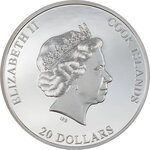 Pièce de monnaie en Argent 20 Dollars g 93.3 (3 oz) Millésime 2022 Silver Burst SILVER BURST