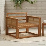 vidaXL Sofa de milieu extérieur Naturel