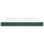 vidaXL Matelas de lit à ressorts ensachés 160x220x20 cm velours
