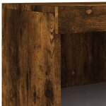 vidaXL Buffet avec lumières LED chêne fumé 60 5x37x100 cm