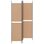 vidaXL Paravent à 3 panneaux Beige 150 x 200 cm Tissu