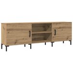 vidaXL Meuble TV chêne artisanal 150x30x50 cm bois d'ingénierie