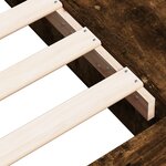 vidaXL Cadre de lit sans matelas chêne fumé 90x190 cm