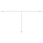 vidaXL Auvent automatique capteur de vent et LED 600x300 cm Anthracite