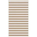 vidaXL Store zèbre marron sable largeur du tissu 115 9 cm polyester