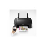 Canon imprimante multifonction en pixma ts 3150 noir jet d'encre a4 wifi ecran 3 8cm autopower off