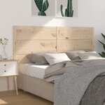 vidaXL Tête de lit 141x4x100 cm Bois massif de pin