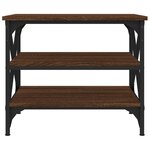 vidaXL Table d'appoint Chêne marron 55x38x45 cm Bois d'ingénierie