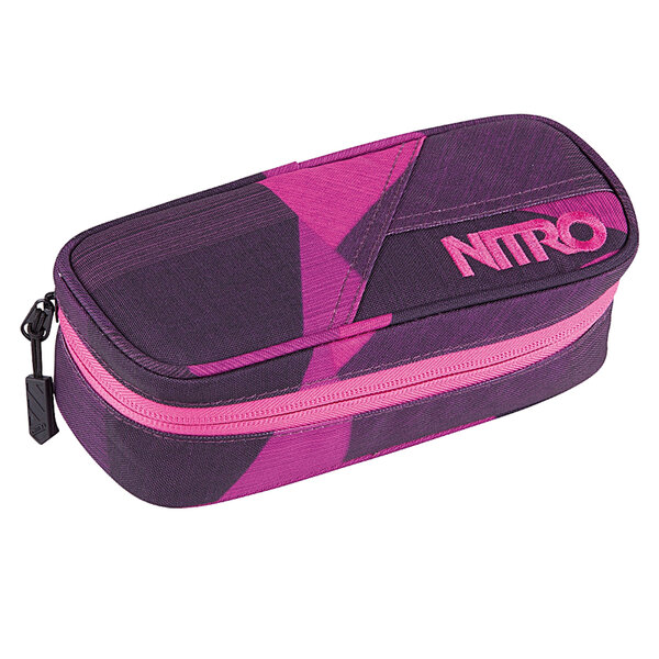 Trousse rectangulaire zippée nitro rose