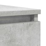vidaXL Buffet avec tiroirs gris béton 100 5x35x98 5 cm bois ingénierie