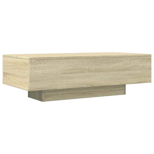 vidaXL Table basse chêne sonoma 100x49 5x31 cm bois d'ingénierie