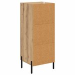 vidaXL Buffet chêne artisanal 34 x 34 5 x 90 cm Bois d'ingénierie