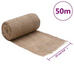 vidaXL Rouleau de jute 0 25x50 m 100 jute 200 g/m²