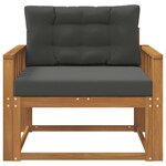vidaXL Sofa de milieu extérieur Naturel