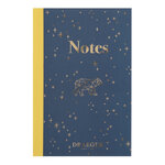 Carnet A6 Ligné - Bleu Nuit - Draeger paris