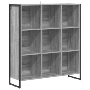 vidaXL Bibliothèque Gris Sonoma 99 5 x 30 x 108 5 cm Bois d'ingénierie