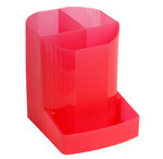 Pot à crayons Mini-Octo L9xH11 1xP12 3 cm Framboise transparent EXACOMPTA