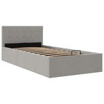 vidaXL Cadre de lit à rangement hydraulique sans matelas 90x200 cm