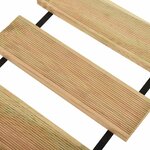 vidaXL Rouleau de decking Naturel 50 x 300 cm Bois de pin imprégné