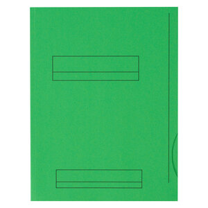 Chemises dossier 2 rabats oxford 24 x 32 cm vert vif - paquet de 50
