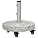 vidaXL Pied de parasol Gris 45 x 45 x 45 cm Granite