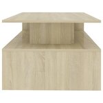 vidaXL Table basse Chêne sonoma 90x60x42 5 cm Aggloméré