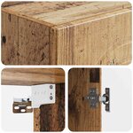 vidaXL Armoire Murale Bois ancien 33 x 34 5 x 90 cm Bois d'ingénierie
