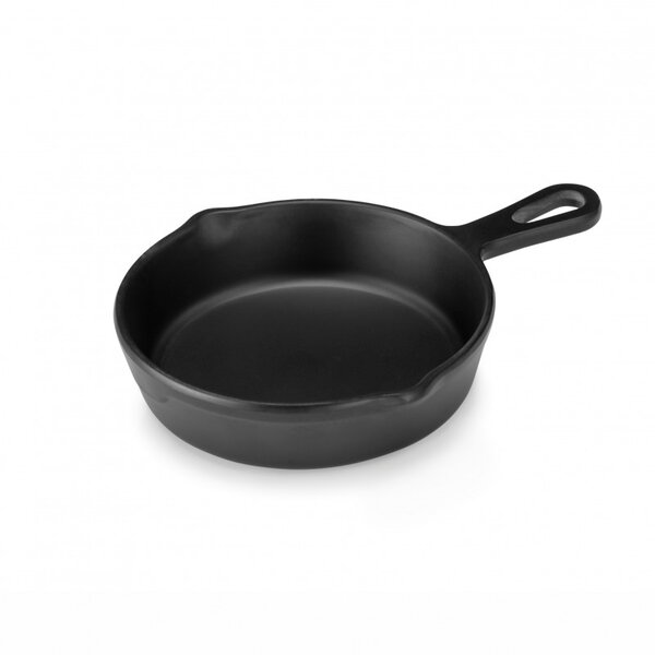 Mini poêle ronde mélamine noir ø 11 cm - pujadas -  - mélamine160 160x30mm
