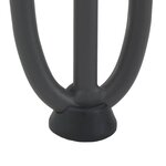 vidaXL Pieds en épingle à cheveux pour table basse 4 pièces Anthracite 30 cm Acier massif