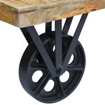 vidaXL Table basse bois de manguier 120x60x30 cm