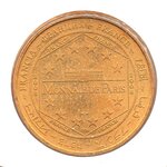 Mini médaille monnaie de paris 2008 - aquarium de la rochelle (tortue imbriquée)