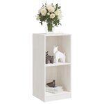 vidaXL Armoire d'appoint blanc 35 5x33 5x76 cm bois de pin massif